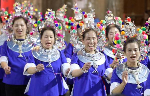 廣西三江：侗寨“月也”展風情