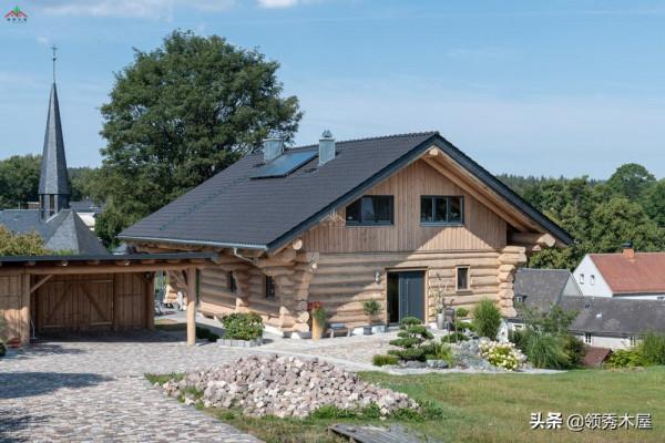 這4款120平方左右的圓形原木頭建造的小木屋別墅冬天最合適住 這4款120平方左右的圓形原木頭建造的小木屋別墅冬天最合適住