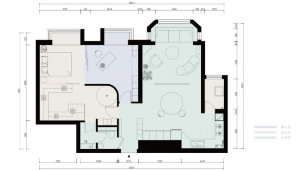 90後北京女孩的家太“哇塞”了！58W裝60m²，卻把一半面積給臥室