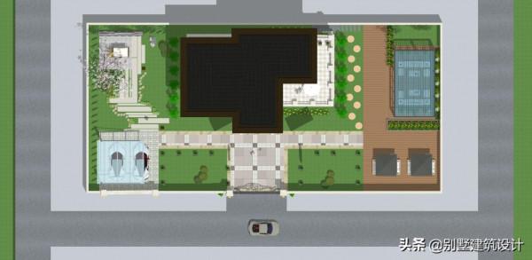 浙江三層歐式別墅，面寬 20.4米 進深 11.1米