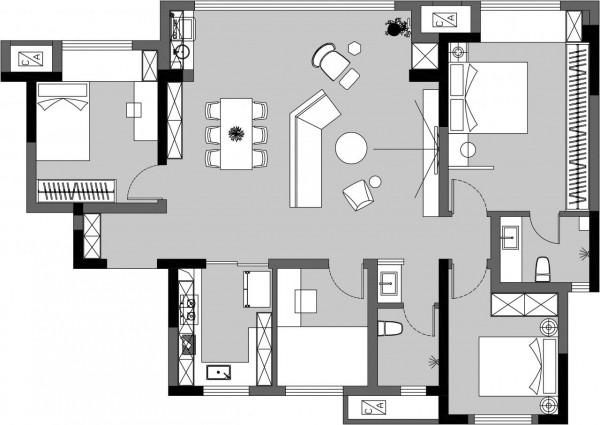 140平輕美式 - 簡約線條的自然浪漫