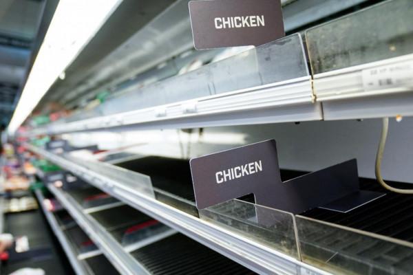 美國華盛頓：空空的貨架