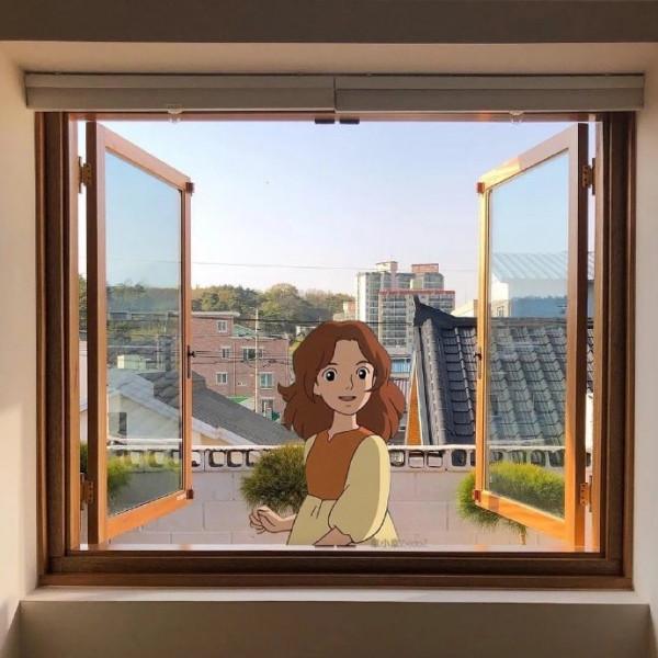 超級治癒的卡通動漫朋友圈背景圖