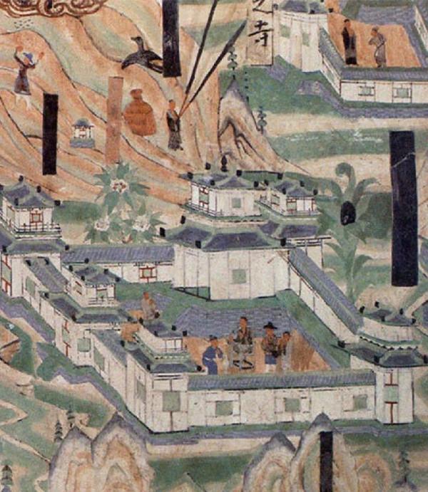 林草科普|敦煌壁畫中的植物-無憂花