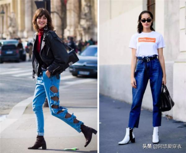別再露腳踝了，今秋流行“九分褲+短靴”，洋氣又顯高，特時髦