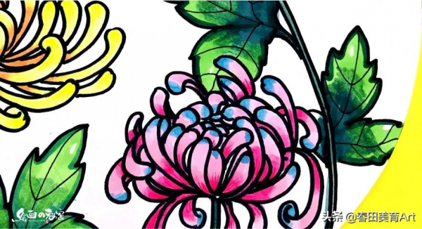 教程丨少兒美術課程《賞菊迎鶴來》 教程丨少兒美術課程《賞菊迎鶴來》