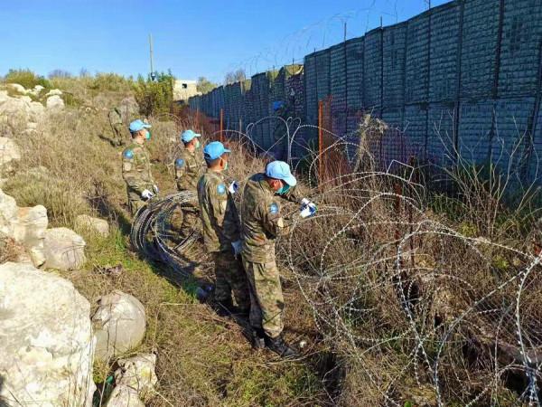 我第20批赴黎維和建築工兵分隊高標準為維和友軍構築多重安全屏障