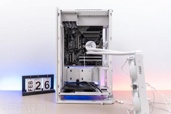 散熱十分優秀，佔地面積超小、銀欣ALTA G1M白色MATX機箱 評測