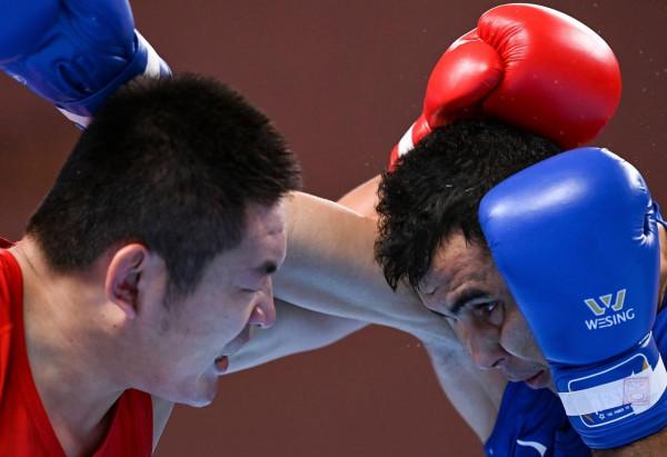 拳擊——男子91公斤以上級半決賽賽況