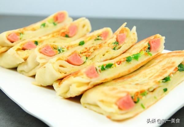 廚師長分享灌餅的新做法，沒有任何技巧難度，比街邊賣的還好吃