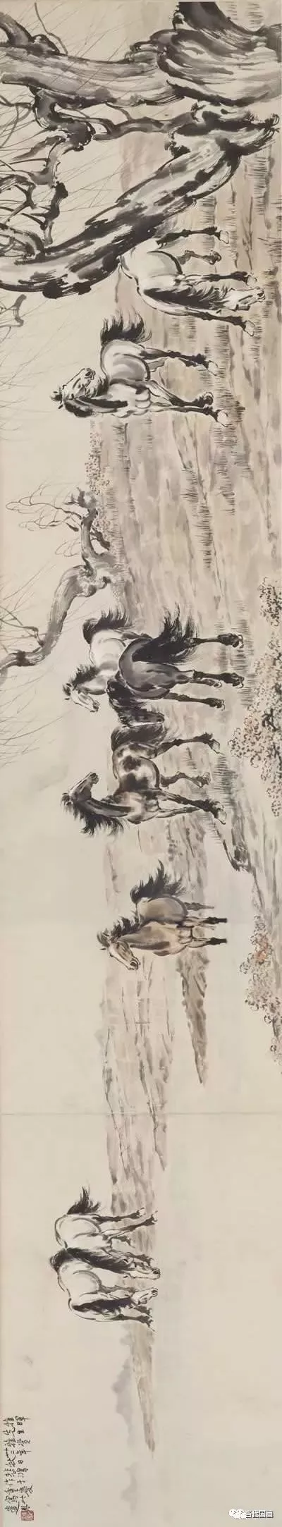 10幅國畫長卷，養眼