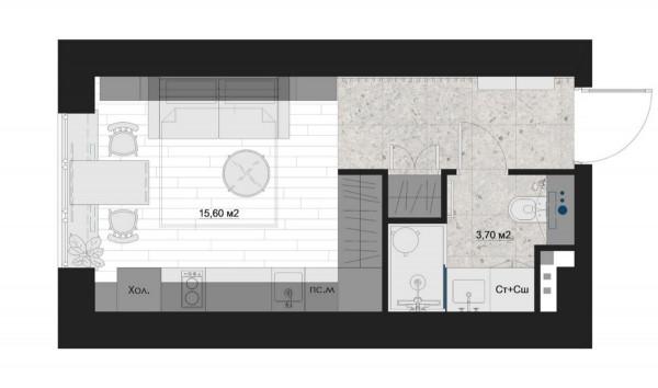 北京32歲小夥買19㎡小戶型獨居,雖然面積極小,但是裝修十分亮眼 北京32歲小夥買19㎡小戶型獨居,雖然面積極小,但是裝修十分亮眼