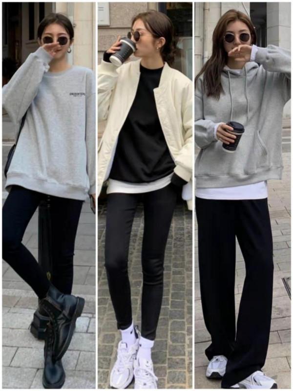 今年不流行露膚露腳，舒適保暖的“長褲+平底鞋”，時尚好看