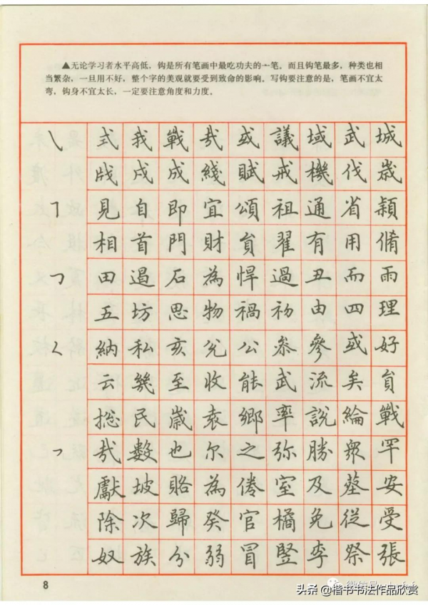 把這些筆畫偏旁練好,你的硬筆楷書就成了 把這些筆畫偏旁練好,你的硬筆楷書就成了