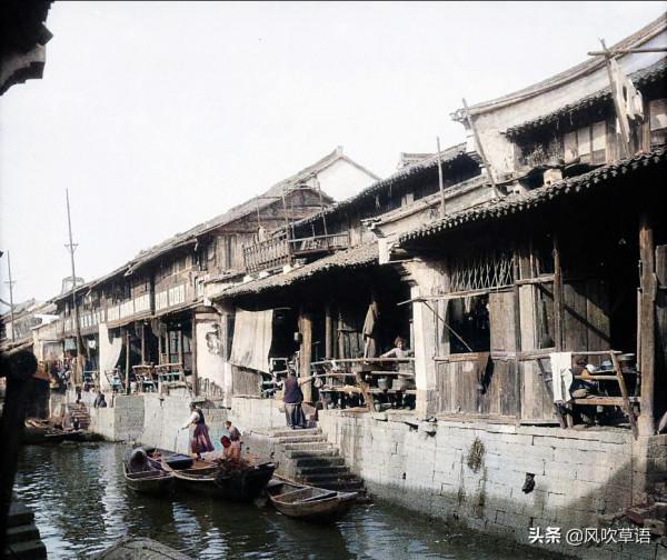 浙江杭州：1931年的塘棲古鎮舊影，來自90年前的江南水鄉風情