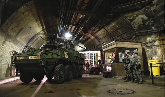 最安全指揮所，深處地下500米，3米厚鋼門將核彈都擋在外面