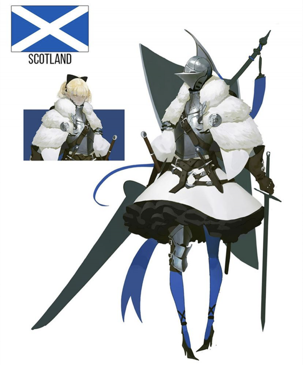 不同國家的人物立繪，這次畫師終於鼓起勇氣畫了中國，你喜歡嗎