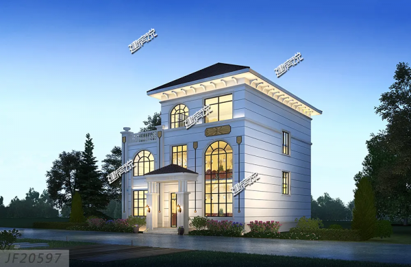 三層歐式別墅，外觀華麗，格局舒適，提升全家人的生活品質