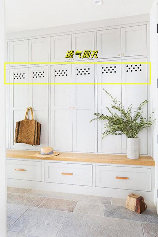 學會4種透氣法在櫃門上鑽孔留縫，再次打櫃子，我也不要一門到頂