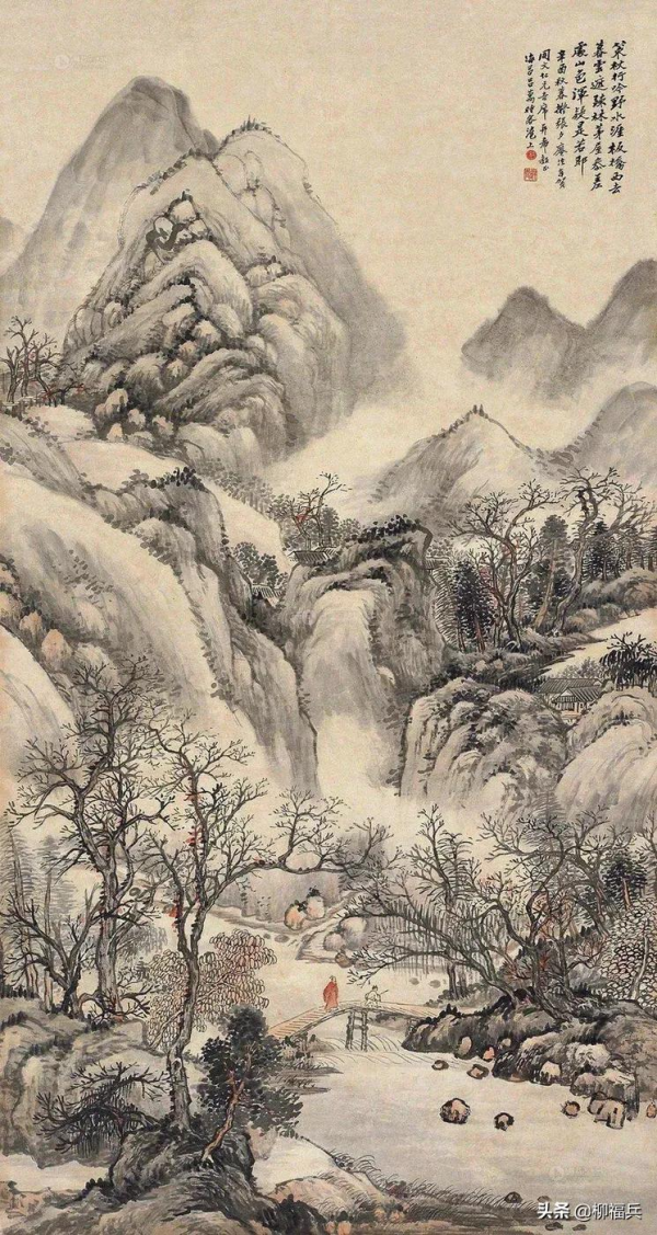 三十幅名家山水中堂，太養眼了