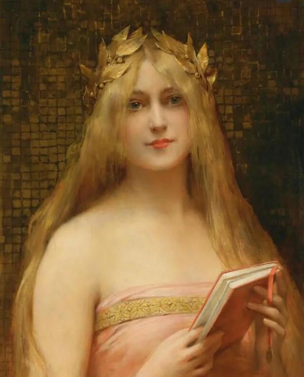 80張古典人物油畫（女孩），華麗與優雅美的結合