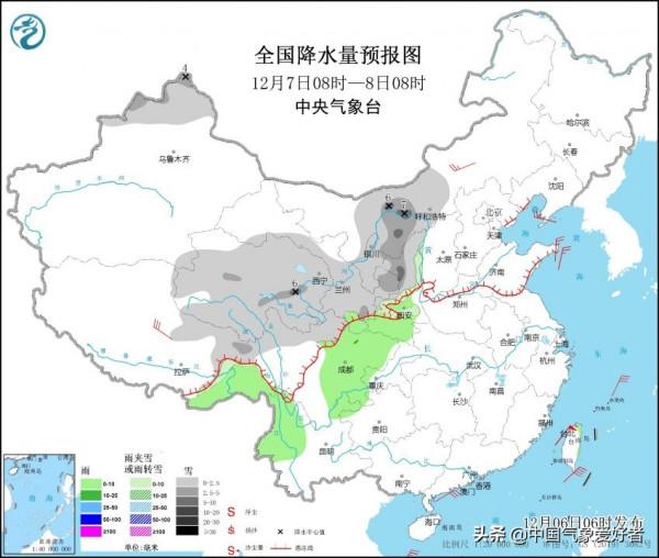 水汽來了！大範圍降雪將襲北方，涉8省！權威預報：南方繼續幹燥