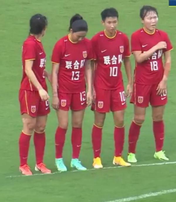 江蘇女足讓聯合隊很難堪