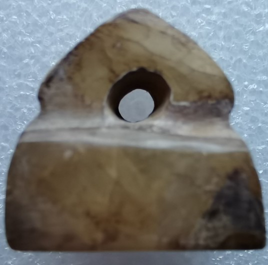 漢覆鬥形白玉印 漢覆鬥形白玉印