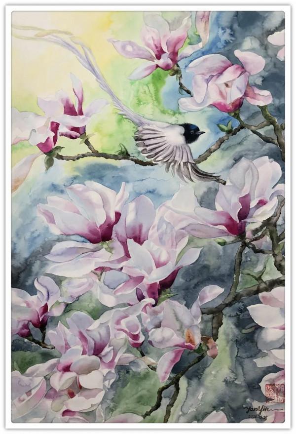 「盈月攬芳華·美好共此時」殷燕：中秋書畫特輯