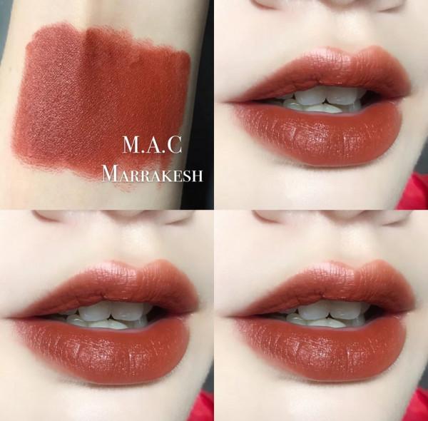 盤點經典紅棕色口紅，MAC可稱橘調“長老”，香奈兒75滿滿日雜感