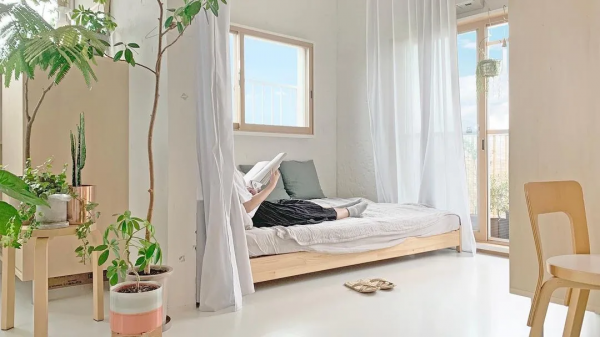 小夫妻買30㎡，撲滅小戶型居住難題：全屋不見牆，卻有9大功能區