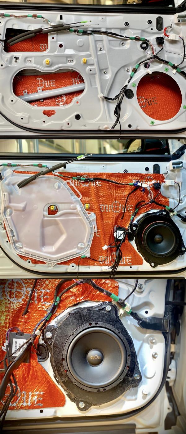 新款凱美瑞改裝酷爵兩分頻，再上一套氛圍燈-雲浮雲星汽車音響