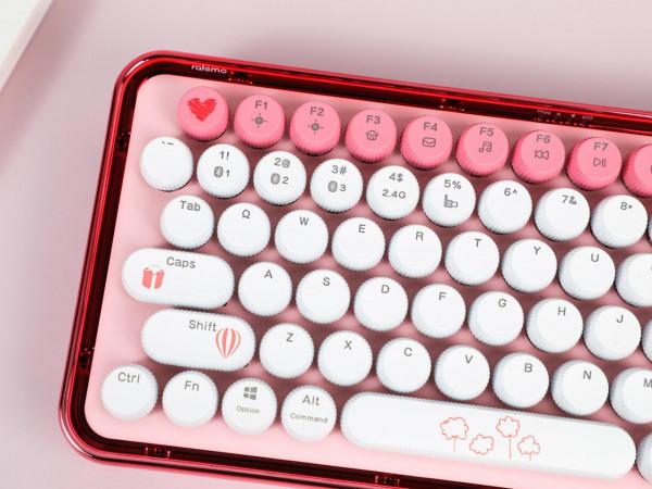 甜美人兒的首選 雷柏ralemo無線鍵鼠心花怒放版賞析