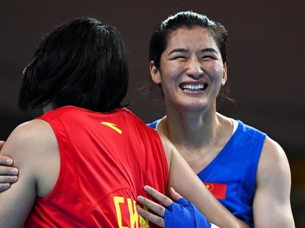 拳擊——女子75公斤級：李倩奪冠