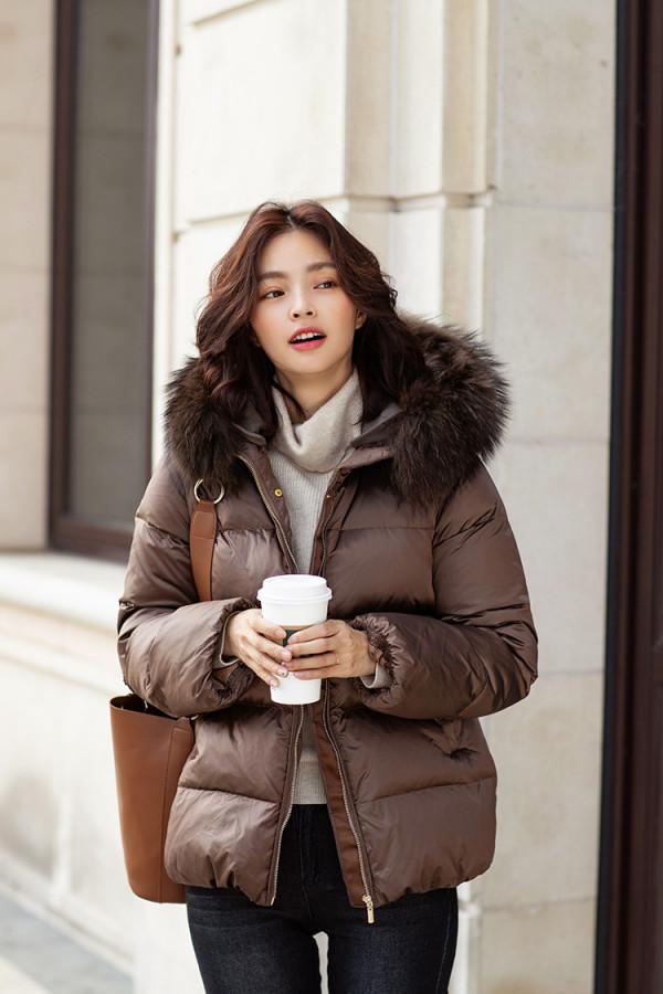 基本款麵包羽絨服，不挑身材，小個子也能駕馭