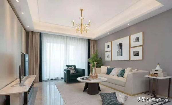 140㎡現代輕奢風格新房裝修，臥室背景牆加分