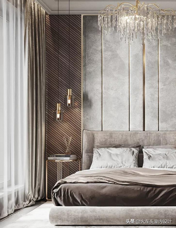 這些輕奢系臥室裝修設計真美