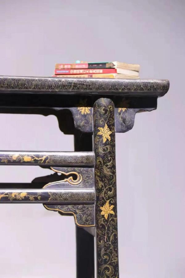 香幾，龍鳳呈祥•書桌，鐵力木畫案