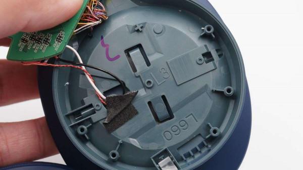 JBL LIVE660NC頭戴式降噪耳機拆解報告：恆玄BES2300YP藍芽音訊SoC