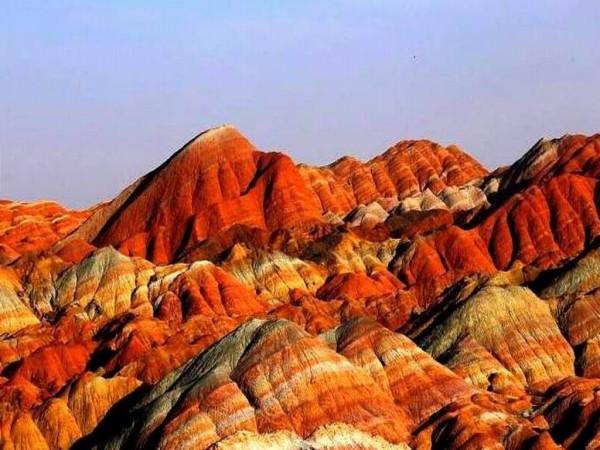 世界地質奇觀美景之中國張掖丹霞地貌