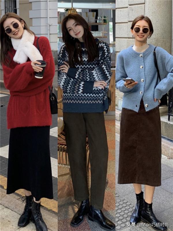 換季不知道怎麼穿？快看韓系的9套毛衣搭配，洋氣又保暖，好美