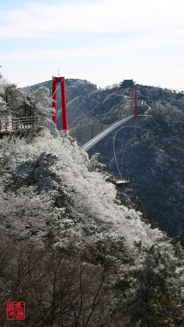冰雪仙境，看天蒙山玉樹瓊花