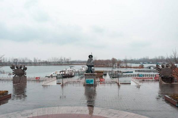微山湖上最大的水利工程，各種閘都在這裡交匯，太壯觀了