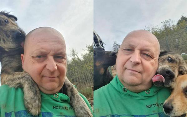 男子繼承母親遺志，20多年救助1000多隻流浪狗