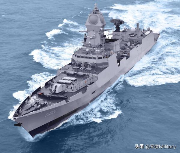 單艘12億 建造2年下水6年 印度最強驅逐艦終於服役 單艘12億 建造2年下水6年 印度最強驅逐艦終於服役