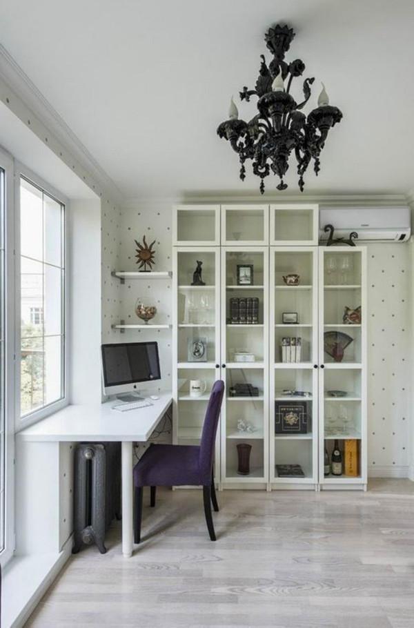 不必單獨留間書房，客廳這4個角落挪一挪，個個都能當書房學習用