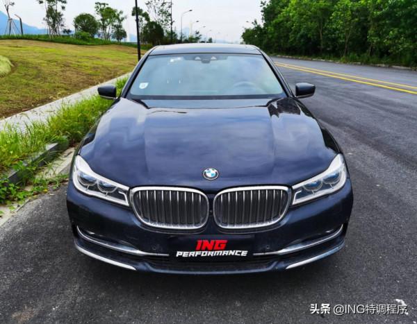 17款寶馬740Li刷ecu升級ING特調，一階70匹到手、加速更有力