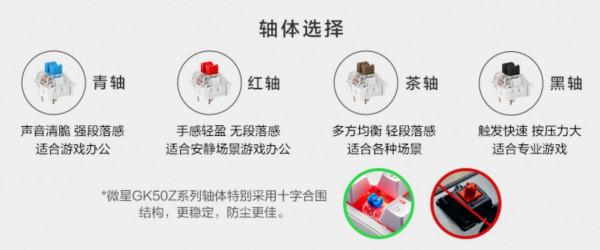 百元小怪獸!按鍵壽命5000萬次,微星GK50Z Mini 87鍵遊戲鍵盤 百元小怪獸!按鍵壽命5000萬次,微星GK50Z Mini 87鍵遊戲鍵盤