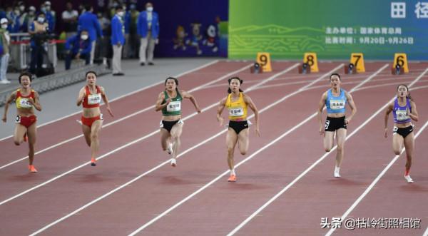 全運會女子百米奪冠 哪吒頭的葛曼棋如同踩上了風火輪