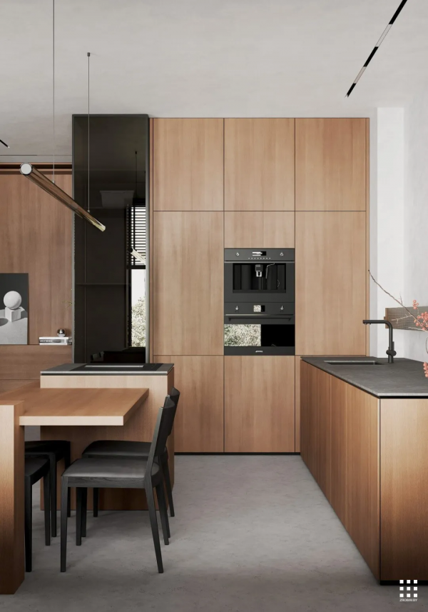 62㎡水泥灰+原木，溫暖舒適